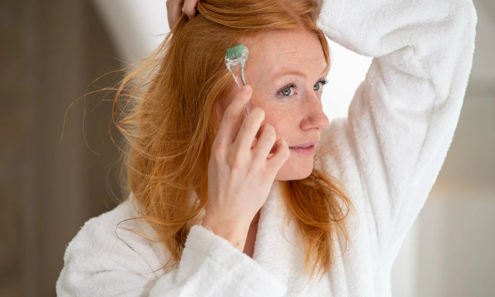 Stimulate your hair growth with a derma roller