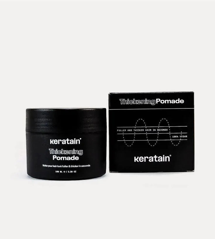 3x Keratain hair fibers + free Keratain pomade – Dark brown (25 gr) - Hairgivers