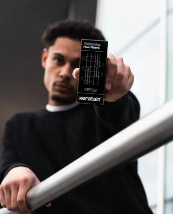 3x Keratain hårfibre + gratis Keratain pomade - Grå (25 gr) 3x Keratain hair fibers + free Keratain pomade – Gray (25 gr) - Hairgivers