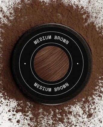 3x Keratain hårfibre + gratis Keratain pomade - Medium brun (25 gr) 3x Keratain hair fibers + free Keratain pomade – Medium brown (25 gr) - Hairgivers