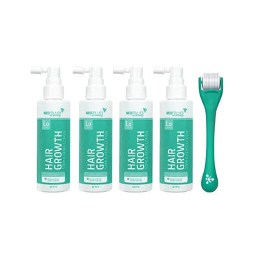 4x lotion Neofollics + bezpłatny wałek do skóry głowy 4x Neofollics lotion + free scalp roller - Hair Growth Specialist