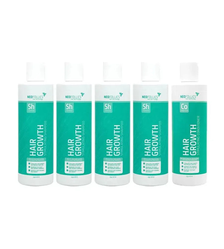 4x Neofollics shampoo + free conditioner - Hairgivers