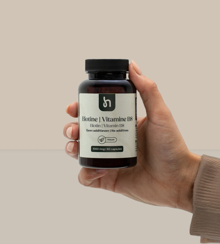 Hairgivers Suplemento de Biotina 1000 mcg | 60 cápsulas (Vitamina B7)
