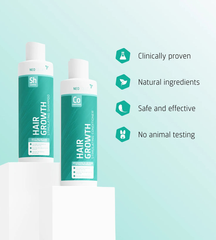 Neofollics hair growth shampoo + conditioner starter kit