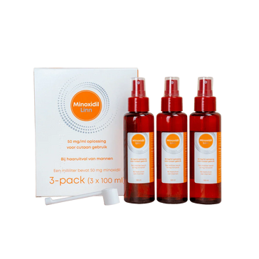 Linn Minoxidil 5% spray 3-pak (3x100 ml) Linn Minoxidil 5% spray 3-pak (3x100 ml)