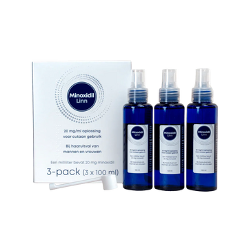 Linn Minoxidil 2% spray 3-pak (3x100 ml) Linn Minoxidil 2% spray 3-pak (3x100 ml)