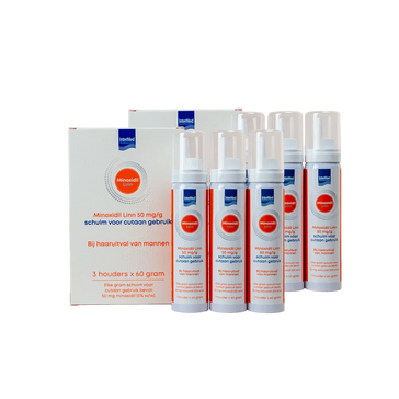 Linn Minoxidil 5% skum 6-pack (6x60 gr) Linn Minoxidil 5% skum 6-pack (6x60 gr)