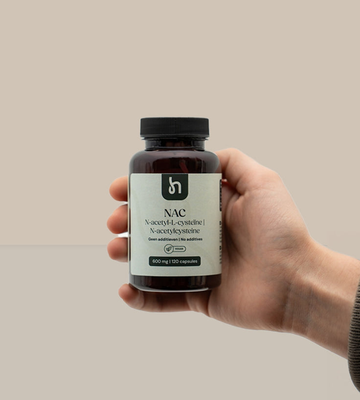 Hairgivers NAC-lisä 600 mg | 120 kapselia (N-asetyylikysteiini)