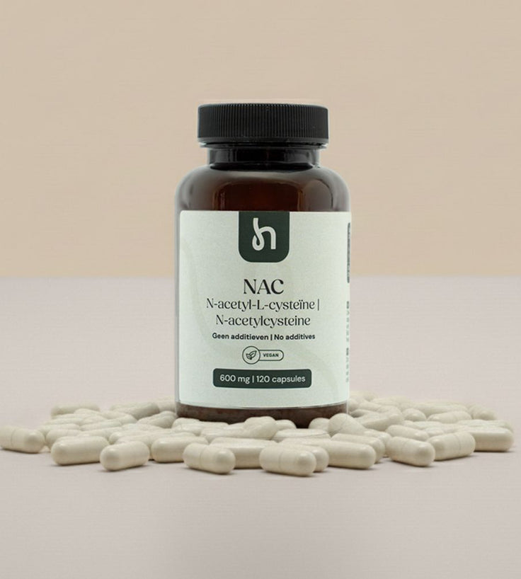 Hairgivers NAC-lisä 600 mg | 120 kapselia (N-asetyylikysteiini)