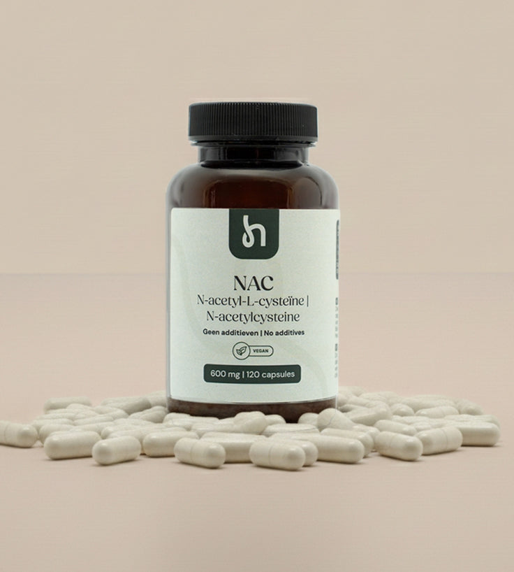 Hairgivers NAC-lisä 600 mg | 240 kapselia (N-asetyylikysteiini)
