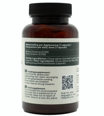 Hairgivers Suplement biotyny 1000 mcg | 120 kapsułek (witamina B7) Hairgivers Suplement biotyny 1000 mcg | 120 kapsułek (witamina B7)