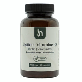 Hairgivers Suplemento de Biotina 1000 mcg | 60 cápsulas (Vitamina B7)