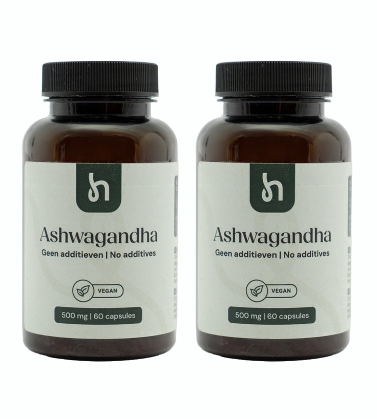 Hairgivers Suplemento de Ashwagandha 500 mg | 120 cápsulas (vegano)