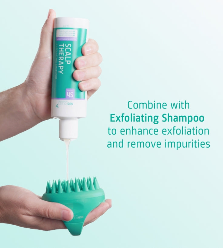 Brosse de shampoing massante pour le cuir chevelu Neofollics