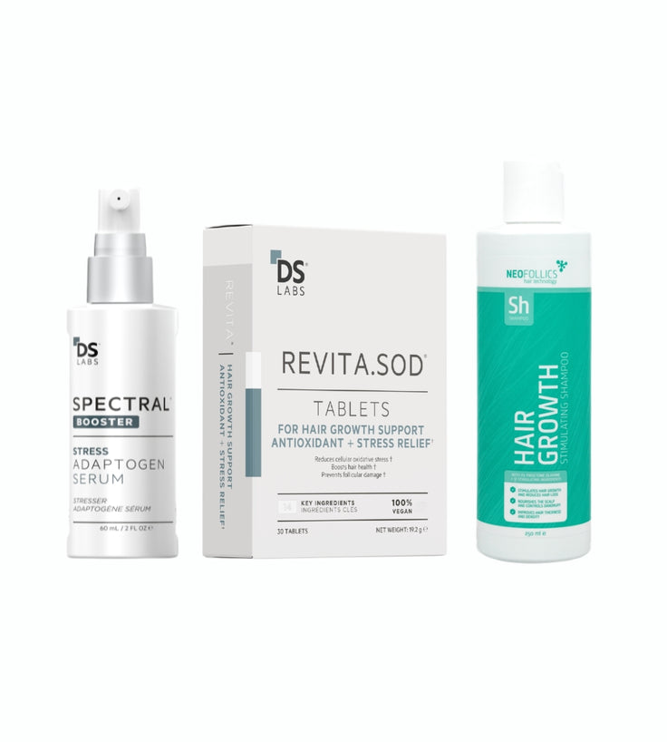 Spectral.F7 Serum + Revita.SOD Tabletter & Neofollics Shampoo