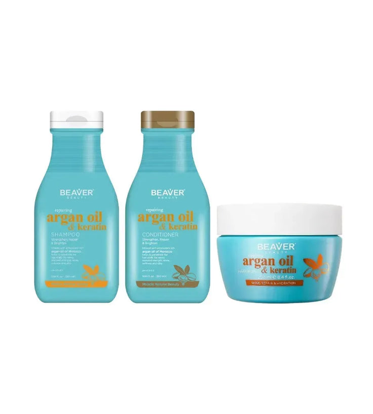 Beaver Argan Oil & Keratin repairing treatment - Hairgivers