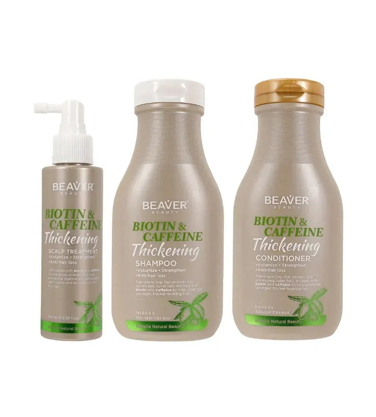 Beaver Biotin & Caffeine thickening scalp treatment - Hairgivers