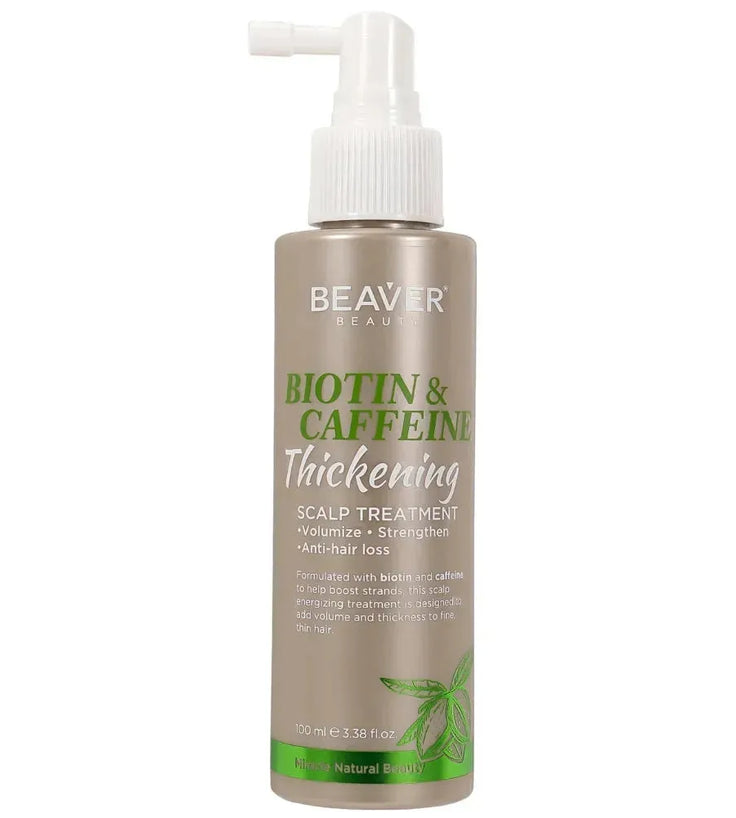 Beaver Biotin & Caffeine thickening scalp treatment - Hairgivers