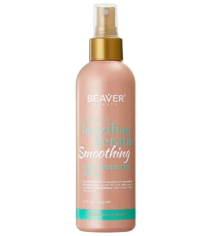 Beaver Brazilian Keratin heat protection spray (200 ml) - Hairgivers