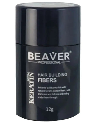 Beaver keratin hair building fibers - Dark brown (12 gr) Beaver keratin hair building fibers - Dark brown (12 gr) - Hairgivers