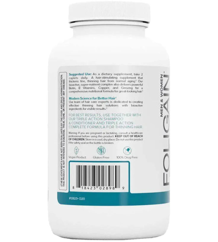 Foligain hair growth capsules (60 capsules) - Hairgivers