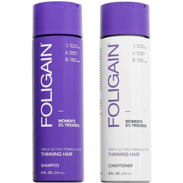 Foligain shampoo anticaduta + balsamo donna (236 ml) Foligain hair loss shampoo + conditioner women (236 ml) - Hair Growth Specialist