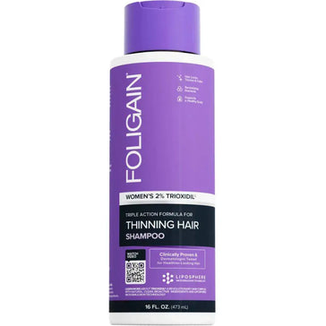 Foligain shampooing contre la chute des cheveux pour femmes (473 ml) Foligain hair loss shampoo women (473 ml) - Hairgivers