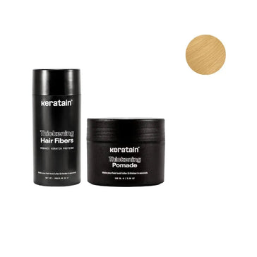 Keratain pomada + Keratain hårfibrer - Blond (25 gr) Keratain pomade + Keratain hair fibers – Blond (25 gr) - Hair Growth Specialist