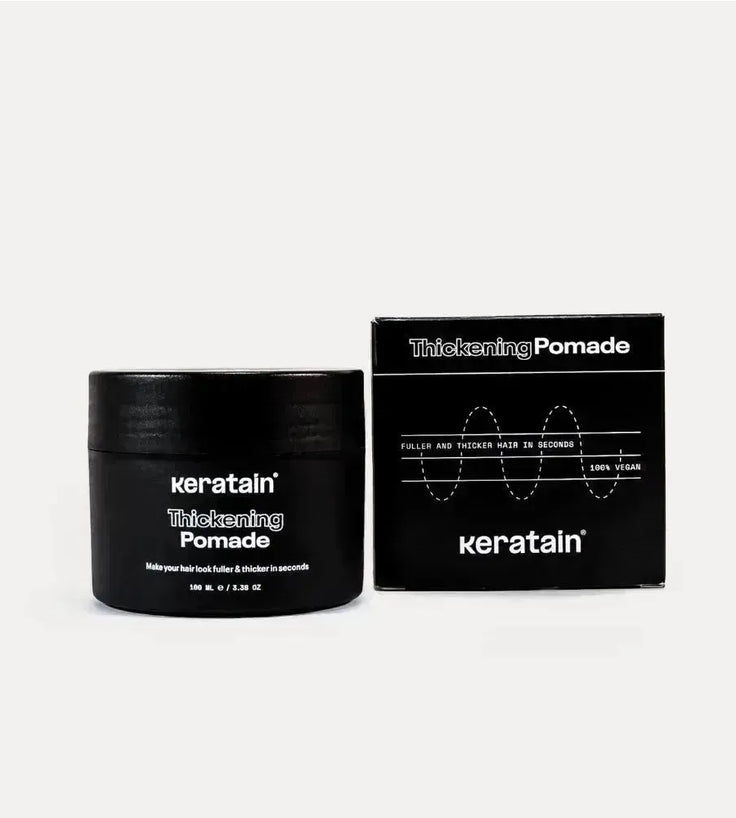 Keratain pomade + Keratain hair fibers – Light brown (25 gr) - Hairgivers