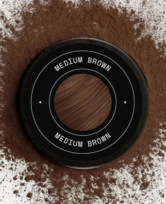 Pomada Keratain + Fibras capilares Keratain - Castanho médio (25 gr) Keratain pomade + Keratain hair fibers – Medium brown (25 gr) - Hairgivers