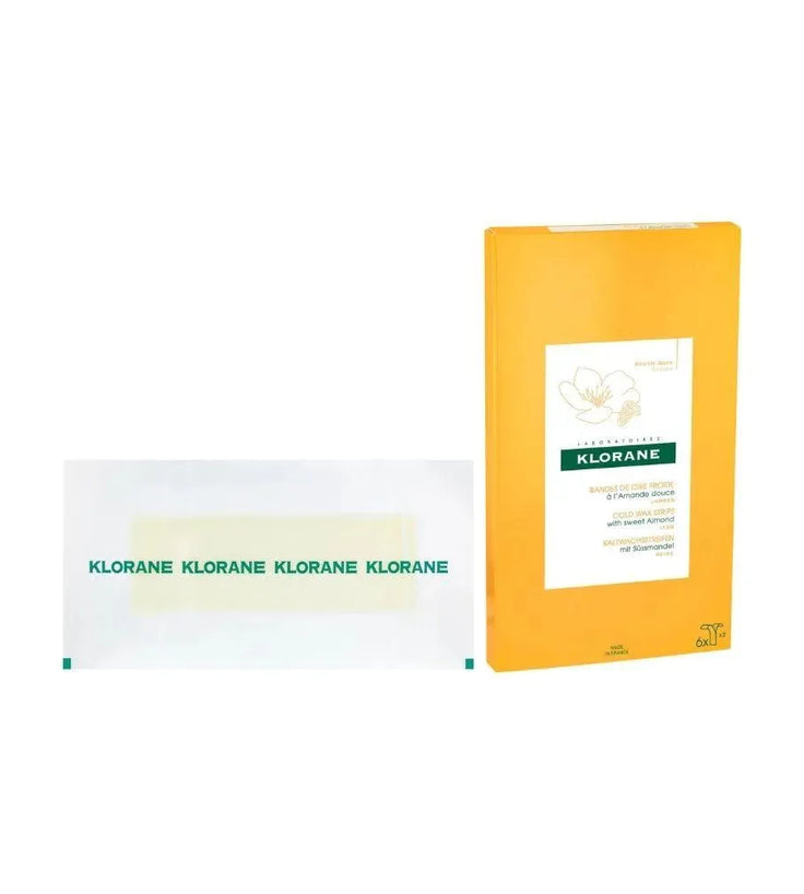 Klorane cold wax strips hair removal - legs - Hairgivers