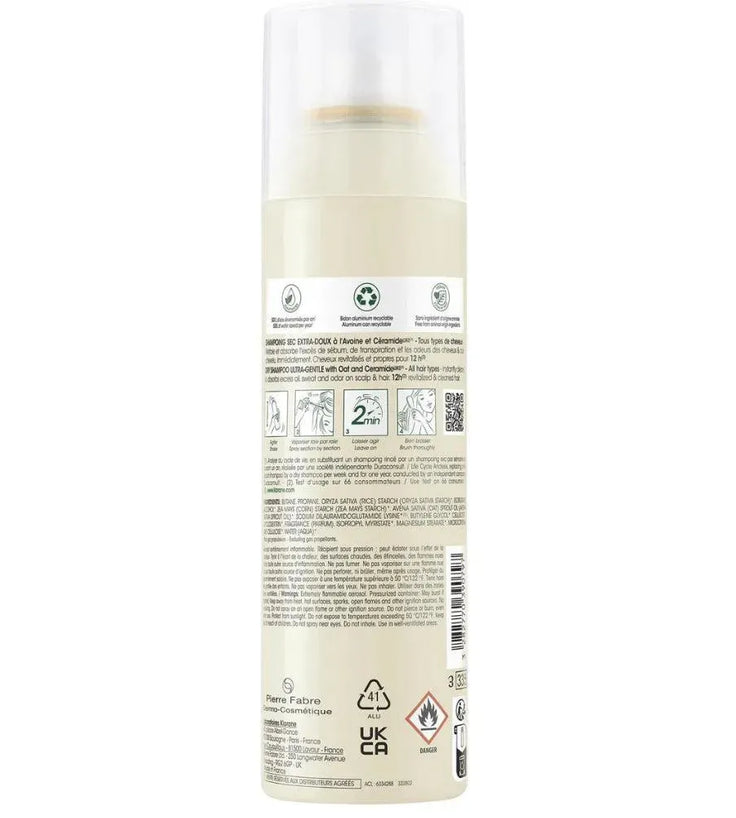 Klorane dry shampoo all hair types Oat (150 ml) - Hairgivers