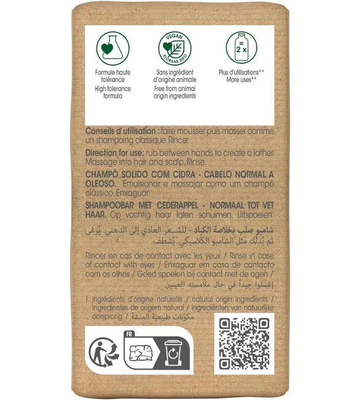 Klorane shampoo bar Citrus - oily hair (80 gr) - Hairgivers