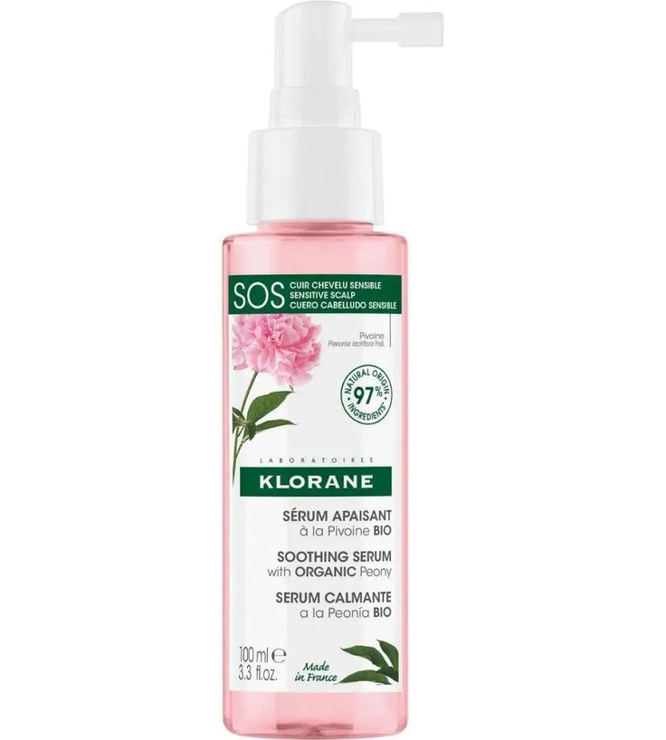 Klorane SOS serum sensitive scalp Peony (100 ml) - Hairgivers