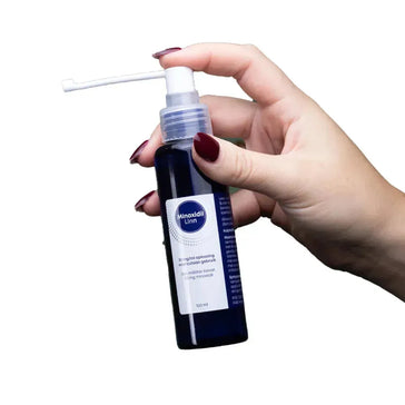 Linn Minoxidil 2% spray pacote de 6 (6x100 ml) Linn Minoxidil 2% spray 6-pack (6x100 ml) - Hairgivers