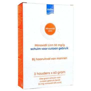 Linn Minoxidil 5% skum 3-pack (3x60 gr) Linn Minoxidil 5% skum 3-pack (3x60 gr)