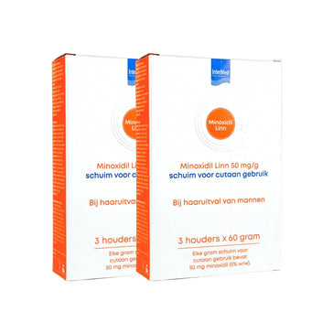 Linn Minoxidil 5% skum 6-pack (6x60 gr) Linn Minoxidil 5% skum 6-pack (6x60 gr)