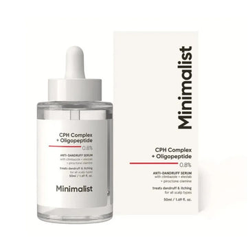 Minimalist CPH Complex + Oligopeptide 0,8% przeciwłupieżowe serum do skóry głowy Minimalist CPH Complex + Oligopeptide 0.8% anti-dandruff scalp serum - Hair Growth Specialist