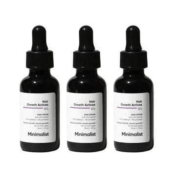 Minimalist Hair Density Serum 18% hårvækstserum (3-pak) Minimalist Hair Density Serum 18% hair growth serum (3-pack) - Hairgivers