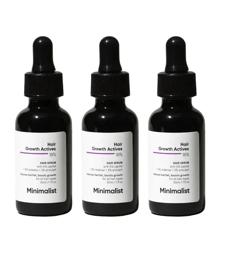 Minimalist Hair Density Serum 18% hair growth serum (3-pack) - Hairgivers