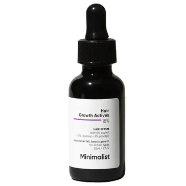 Sérum de croissance capillaire Minimalist + shampooing et tablettes Neofollics Minimalist hair growth serum + Neofollics shampoo & tablets - Hairgivers