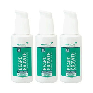 Neofollics serum for skjeggvekst (3-pakning) Neofollics beard growth serum 3-pack (7% Neoxyl) - Hairgivers