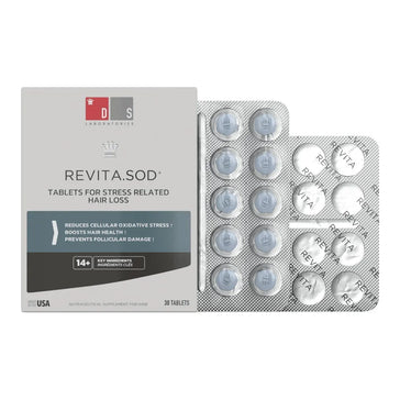 Revita.SOD compresse per la caduta dei capelli indotta dallo stress (3 mesi) Revita.SOD tablets for stress-induced hair loss (3 months) - Hair Growth Specialist