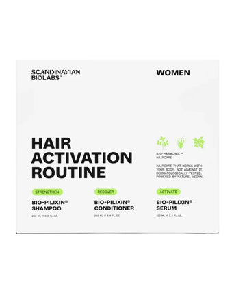 Scandinavian Biolabs Champú + Acondicionador + Suero (mujer) Scandinavian Biolabs hair growth treatment (women) - Hairgivers