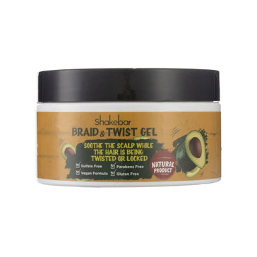 Shakebar Braid & Twist flätningsgel Shakebar Braid & Twist braiding gel - Hair Growth Specialist