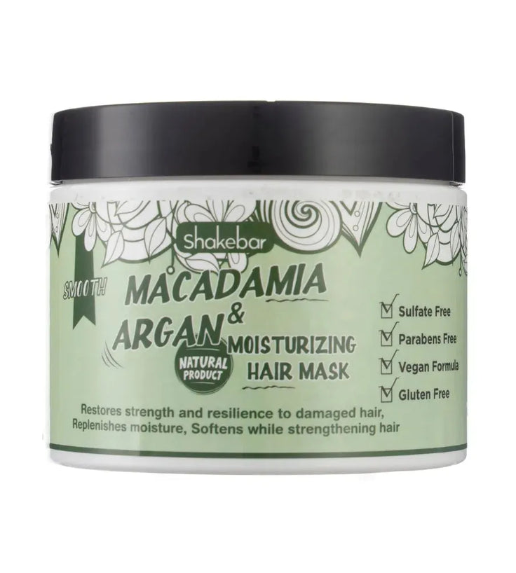 Shakebar Macadamia & Argan Oil moisturizing hair mask - Hairgivers