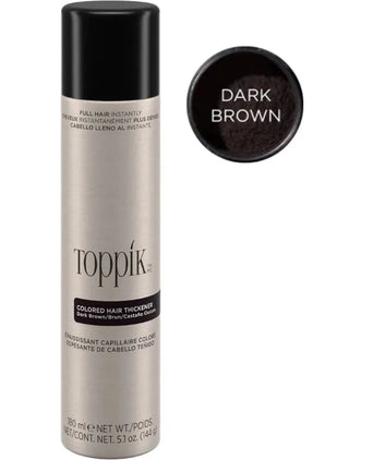 Toppik spray de coloração espessante para cabelo - castanho escuro Toppik hair thickener color spray - dark brown - Hairgivers