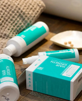 Neofollics Shampoo + hoitoaine + seerumi + tabletit Treatment for advanced male hereditary hair loss - Hairgivers