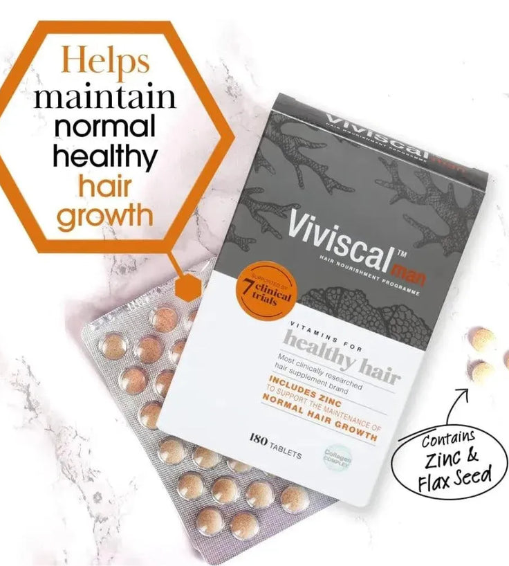 Viviscal hair growth tablets for men (3 months) - Hairgivers