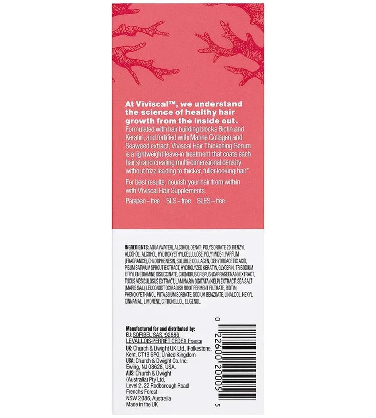 Viviscal hair thickening serum - Hairgivers